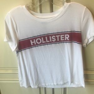 super soft kind of cropped t-shirt from hollister